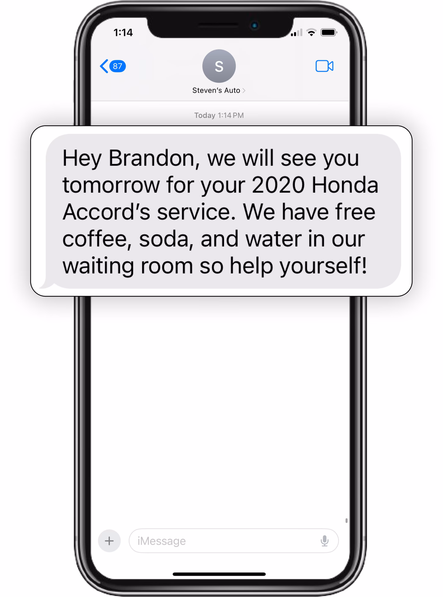 Why should you use automotive text templates for appointment reminder?