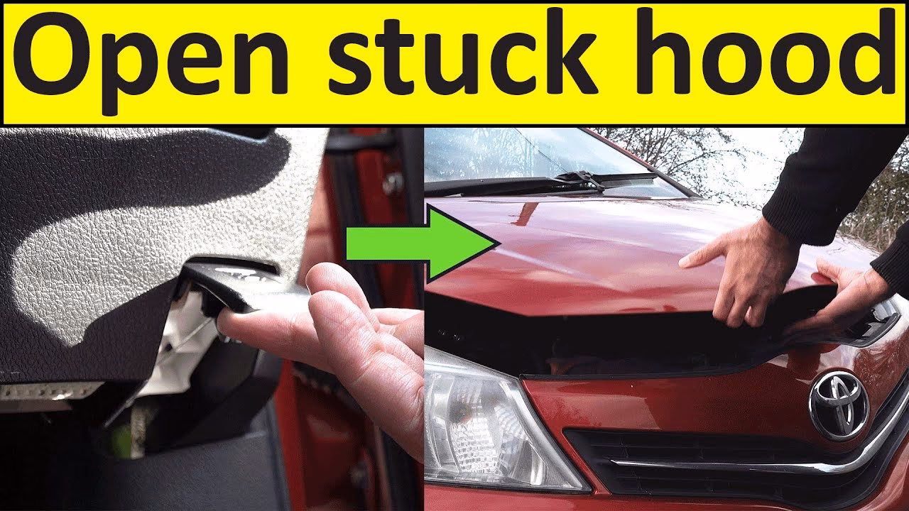 How do I remove the bonnet cable from my car?