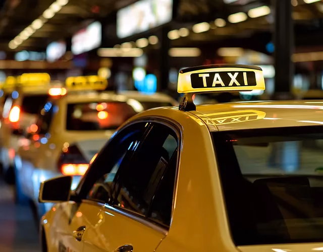 How do I choose a taxi or vehicle rental service?
