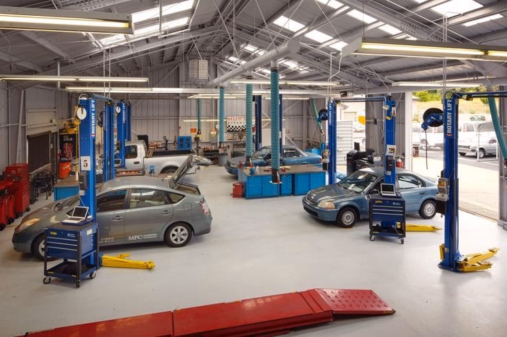 What is the Worky approach to car workshop design?