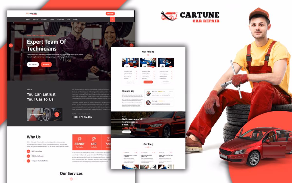 How do I convert my automotive landing page to a high conversion?