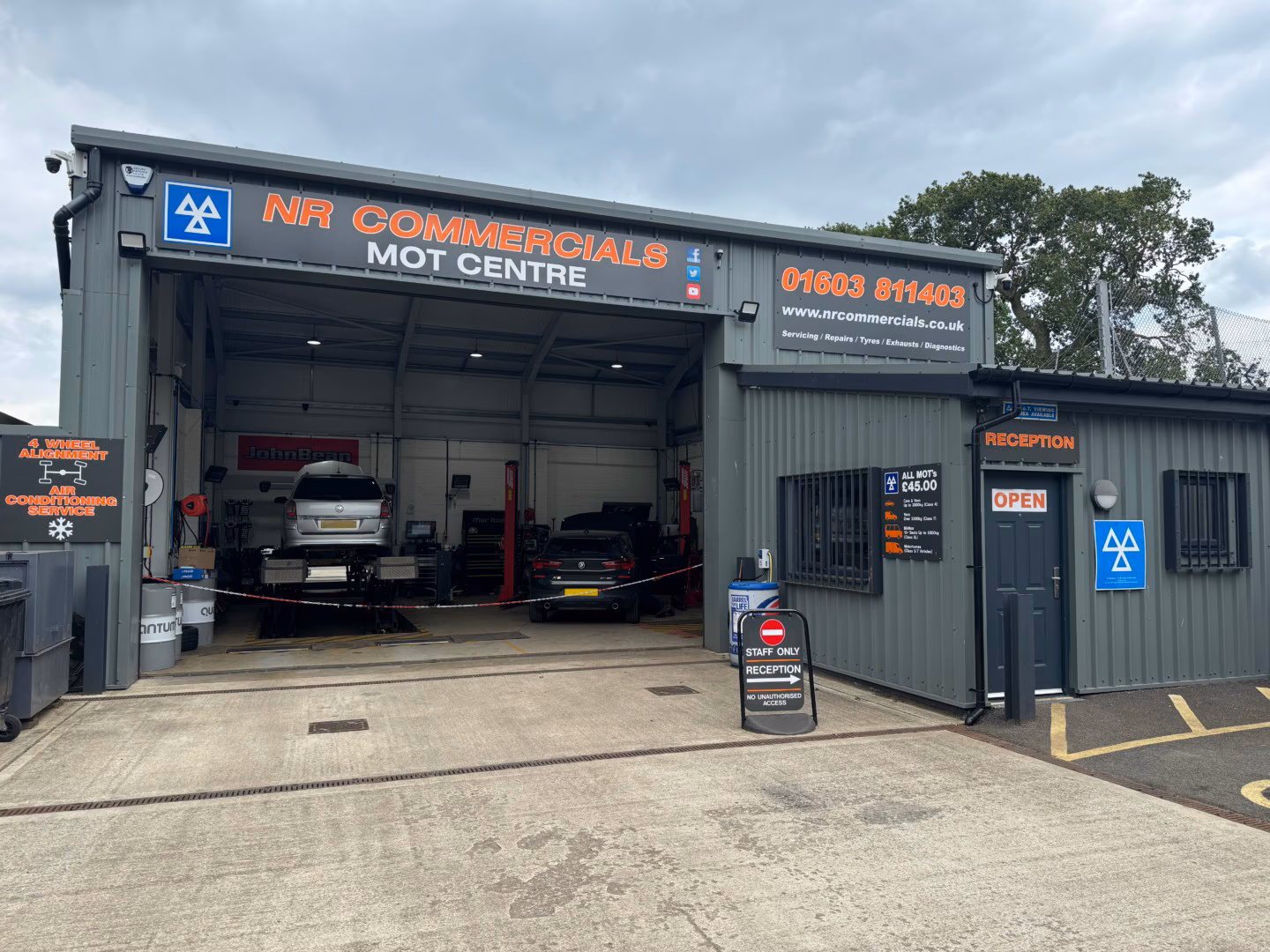 Where can I test my car in Norwich?