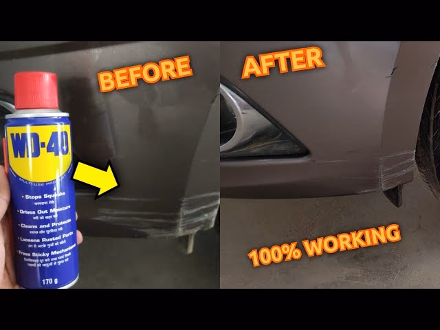 How do you fix a scratch on a car?