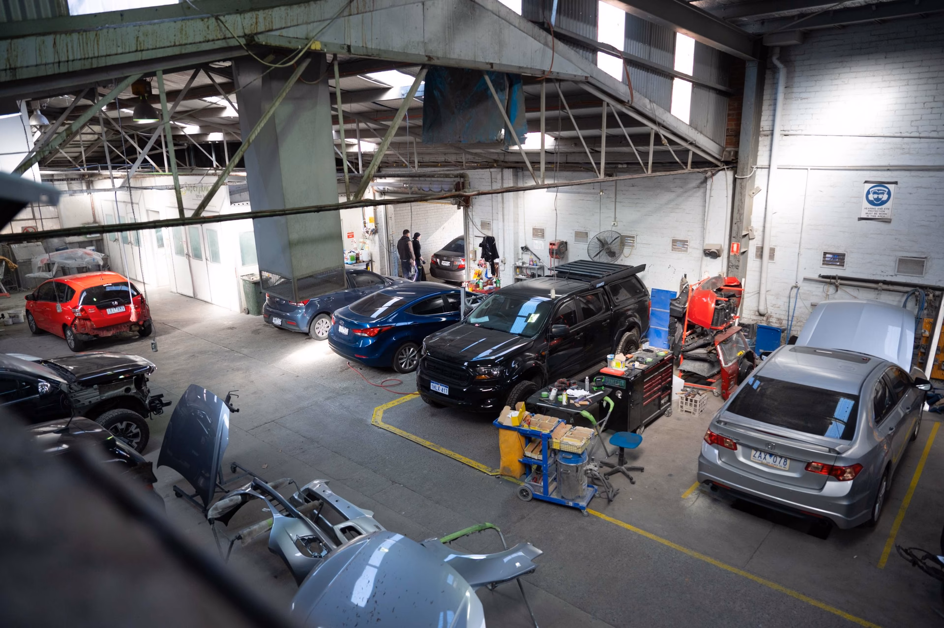 Where can I repair a broken car in Box Hill?