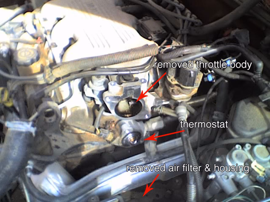 How do you replace a car thermostat?