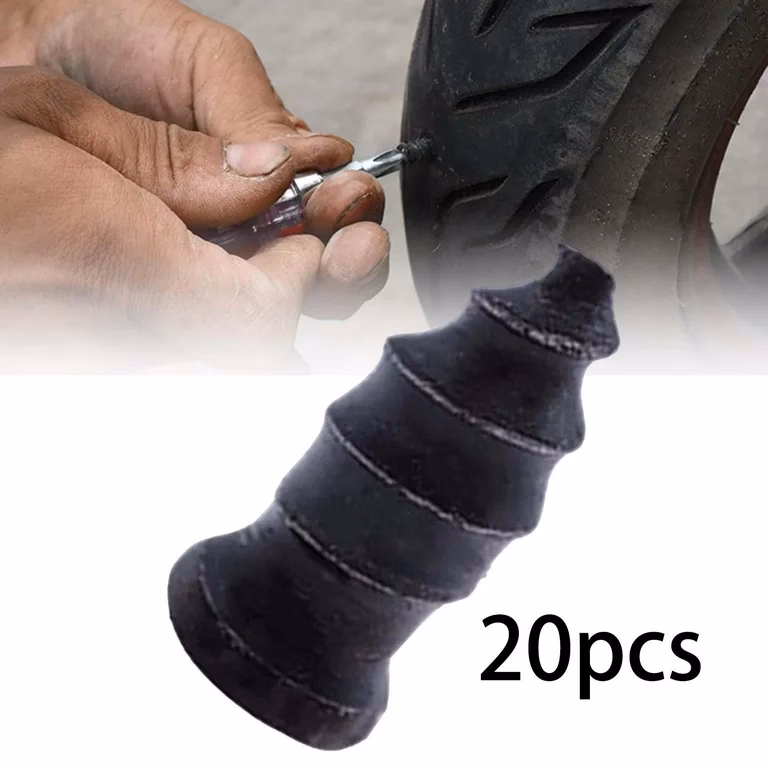 How do you fix a broken tire?