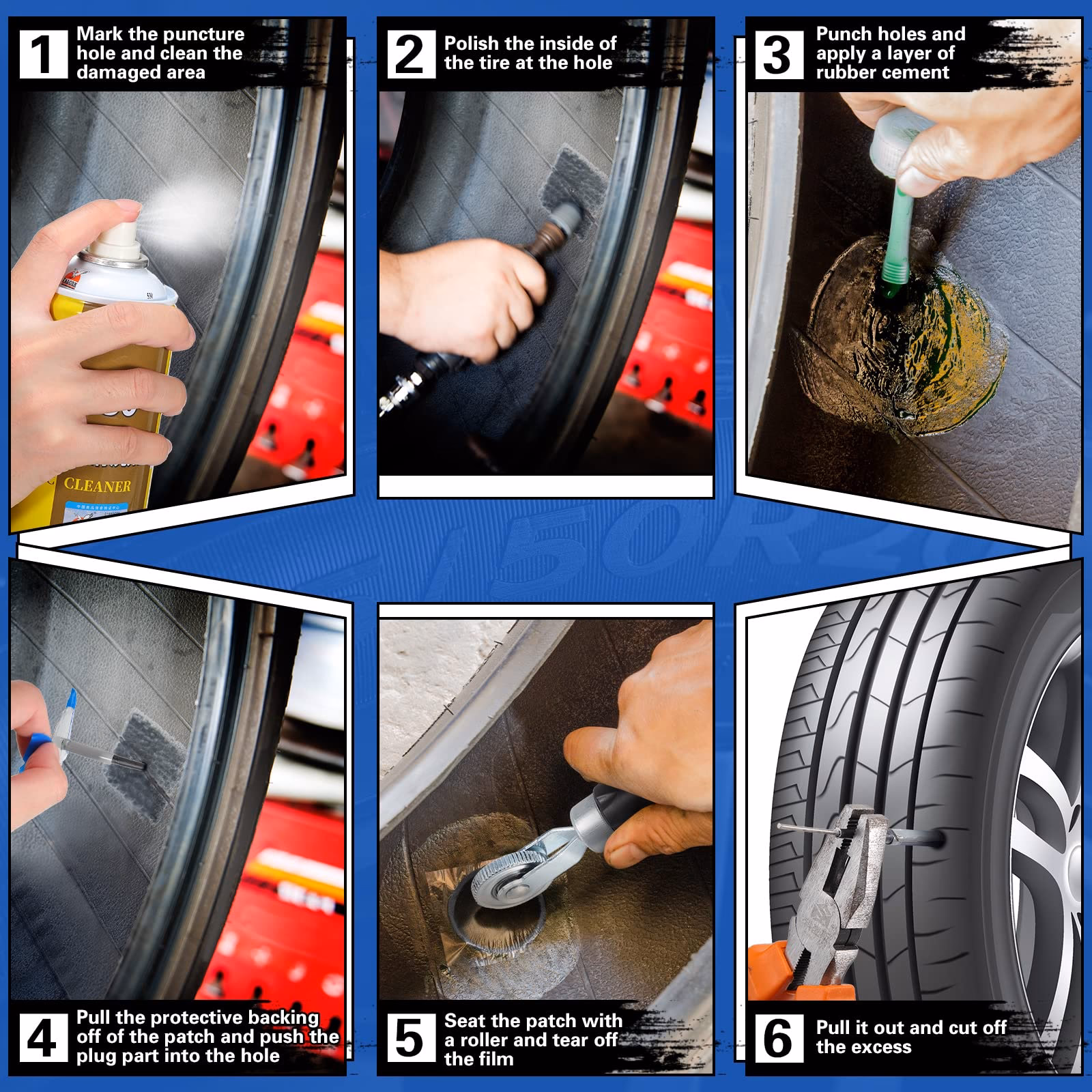 How much does a car tyre puncture cost?