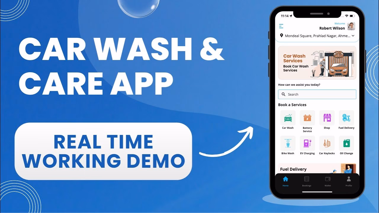 What is the easycarwash app?