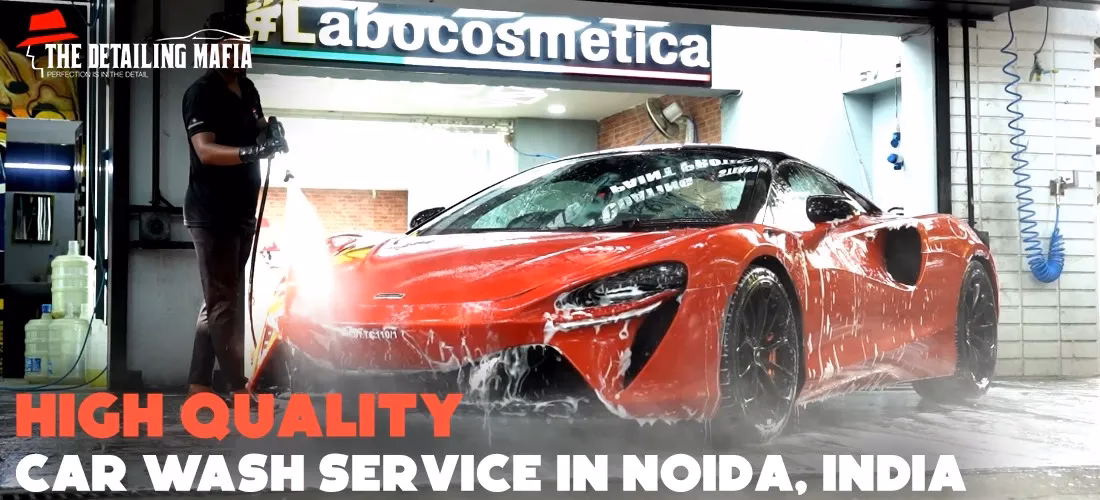 How much does a car wash cost in Noida?