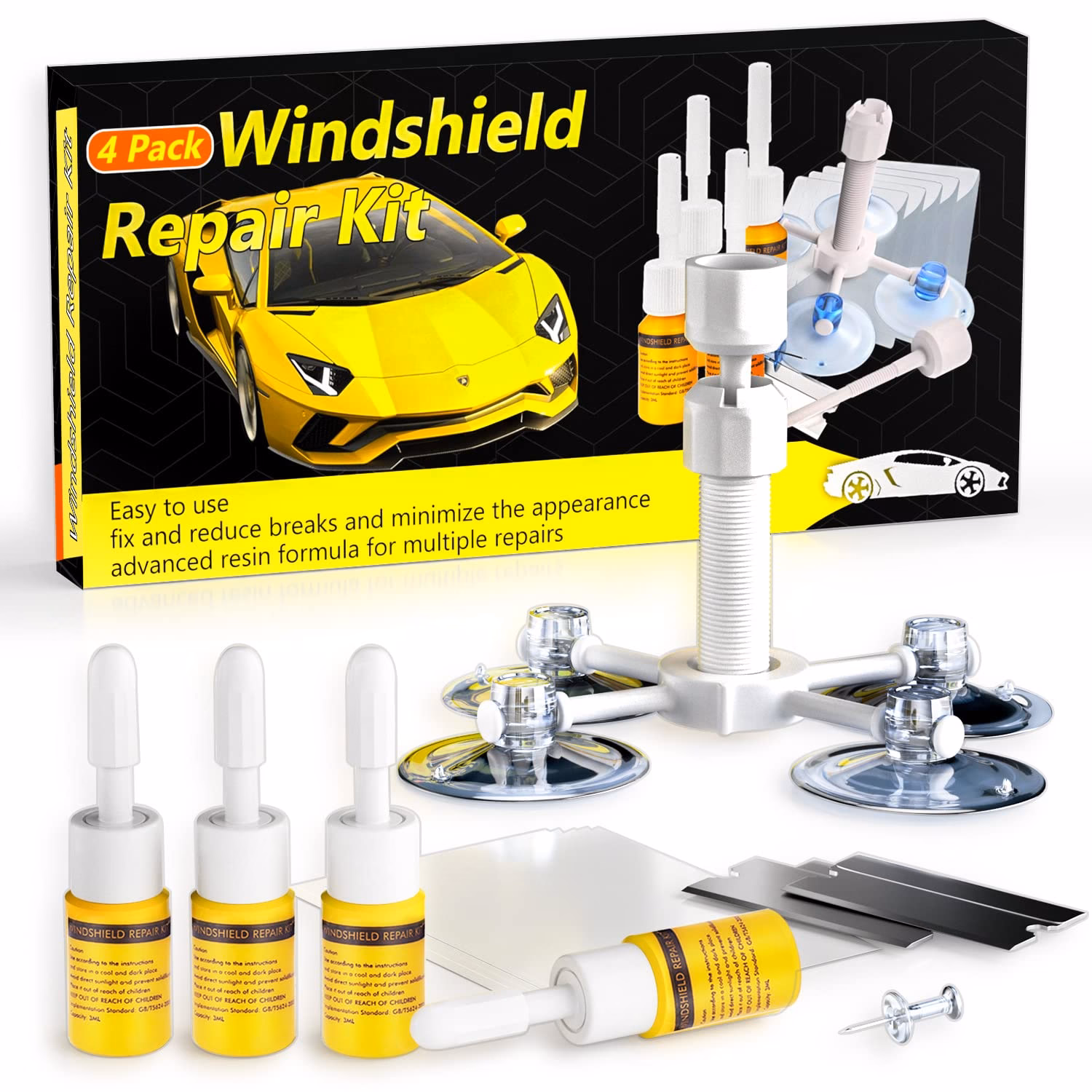 How much does a windshield repair kit cost?