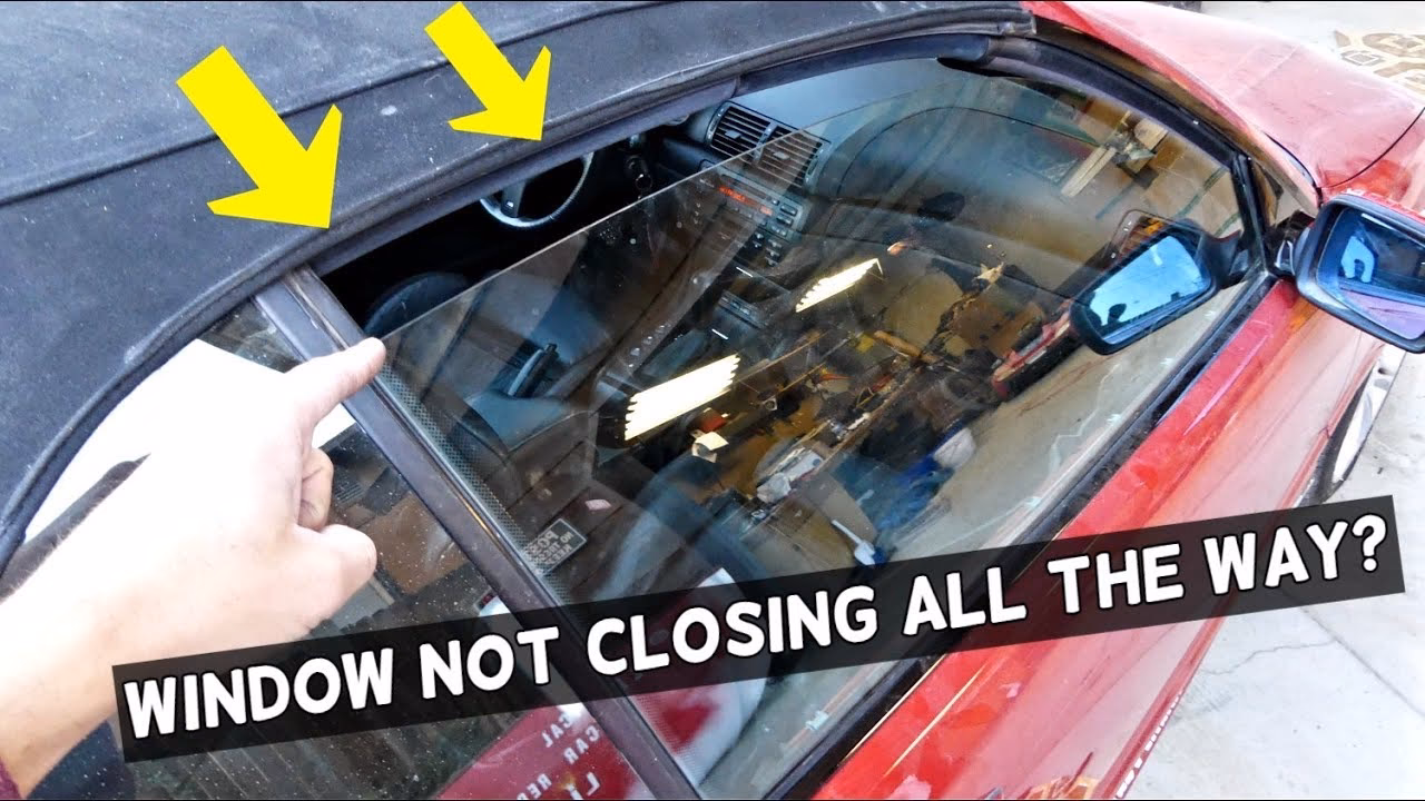 How do you fix a car window that Won't Roll Up?