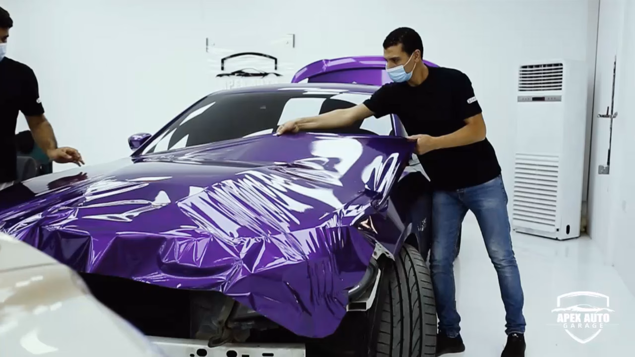 What is car sticker wrapping in Dubai?