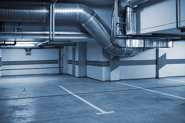 How does a carpark ventilation system work?