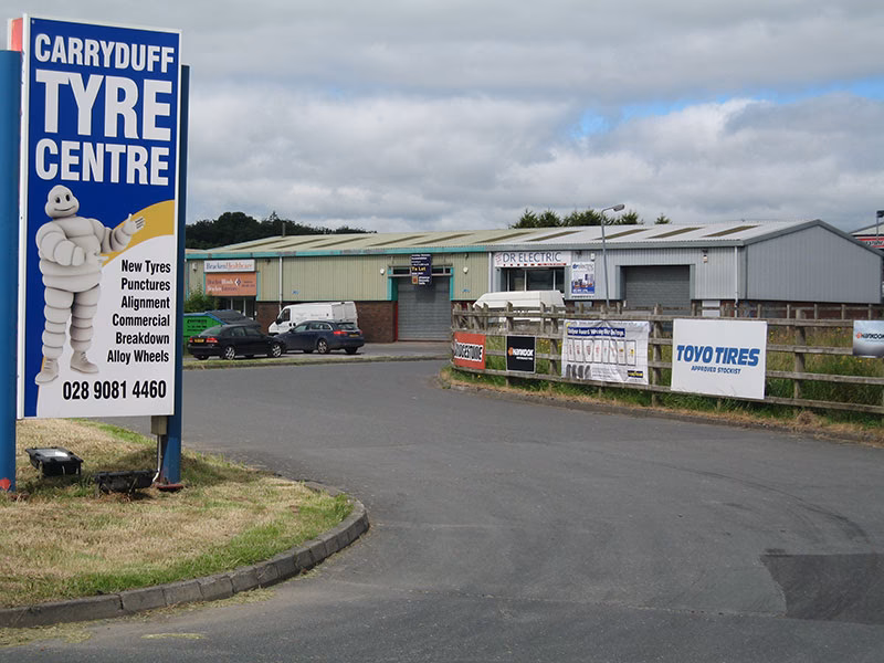 Who are Carryduff Tyre Centre?