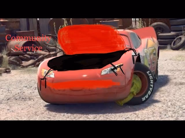 What is the third deleted scene in cars?