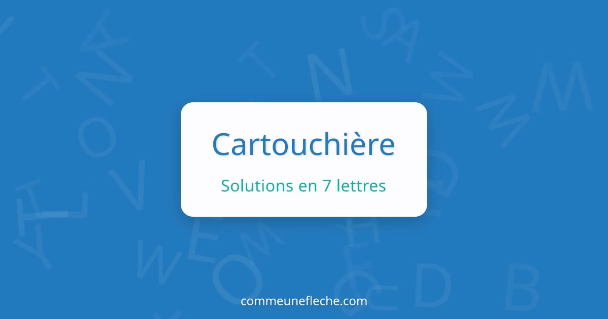 Quel est le synonyme de cartouche?