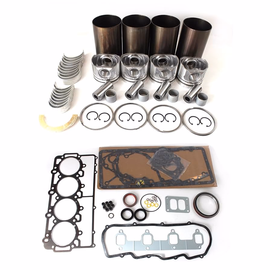 What does a Caterpillar 3204 rebuild kit include?