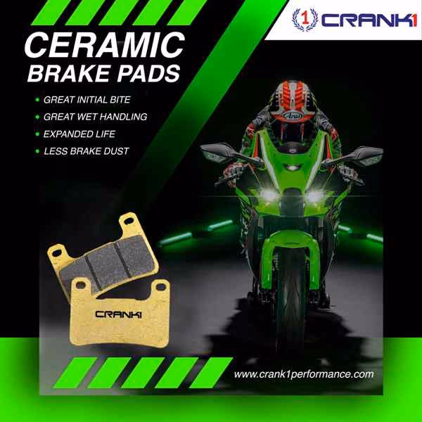 What are SBS HF ceramic motorcycle brake pads?