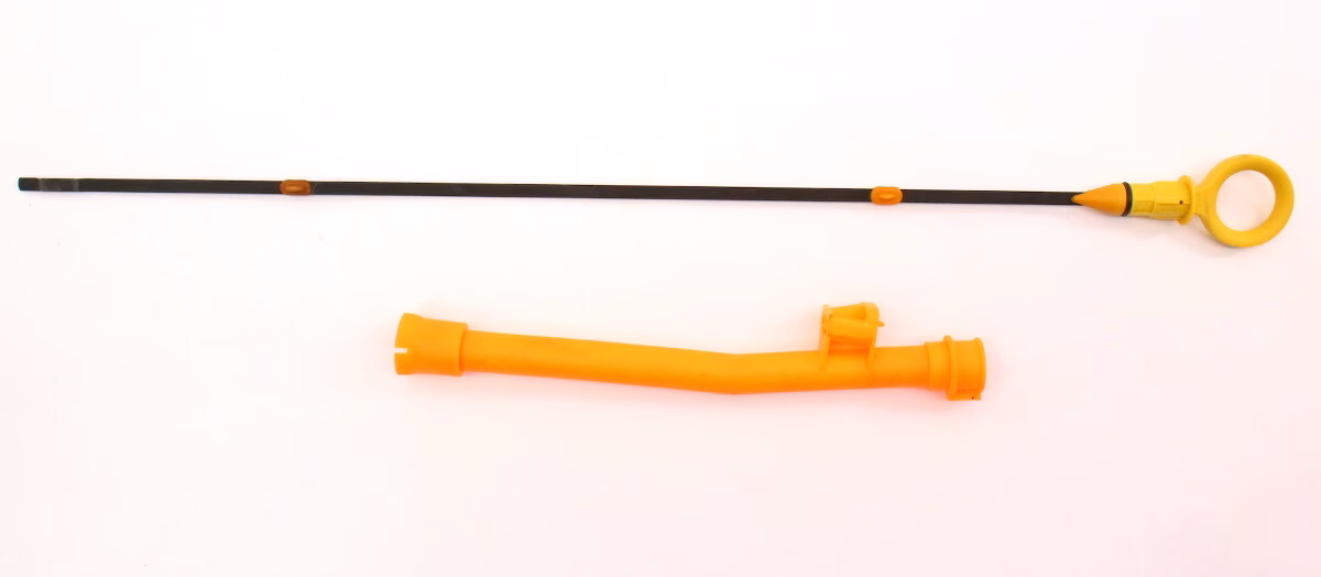 How do you remove a dipstick from a Volkswagen?