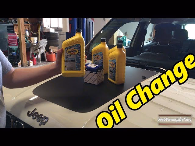 How to change oil on 2016 Jeep Renegade limited?