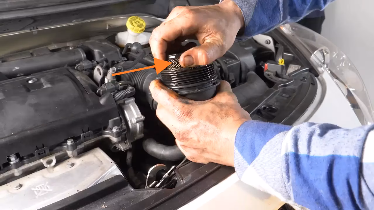 How do you top up oil on a 207?