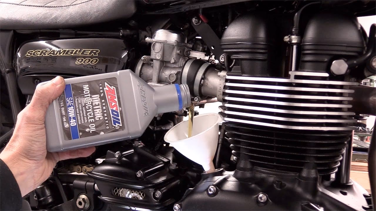 What kind of oil do you use on a Triumph bike?