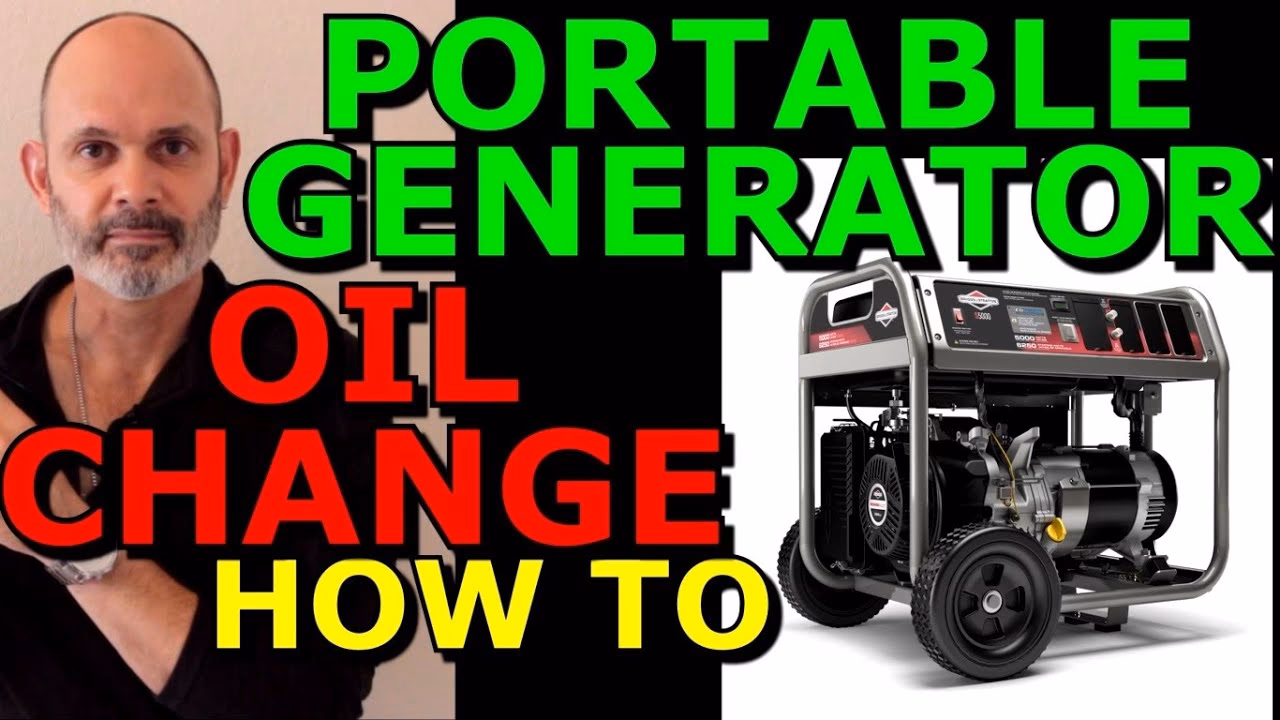 How often should generator oil be changed?