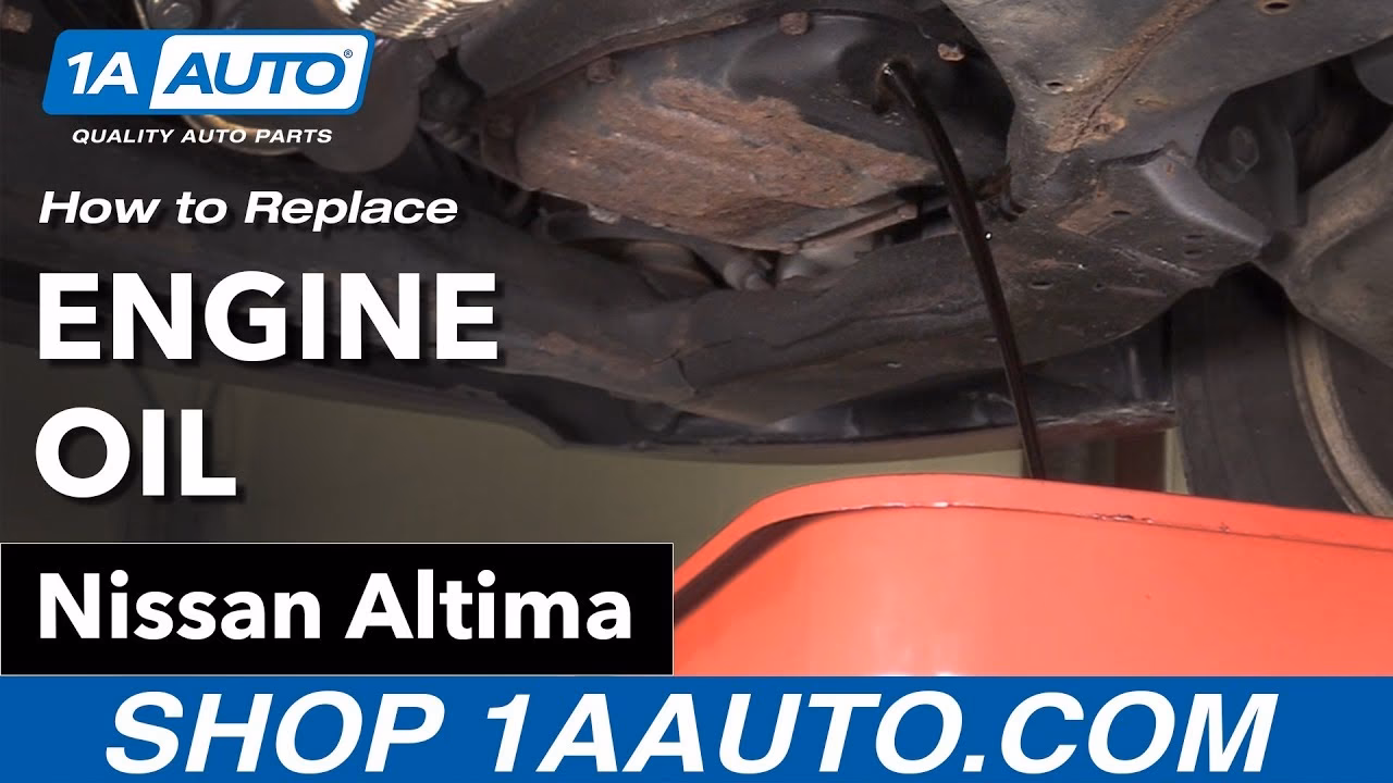 How do I change the oil in my 2008 Nissan Altima?