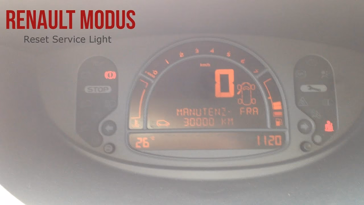 How to change engine oil on a Renault Modus?