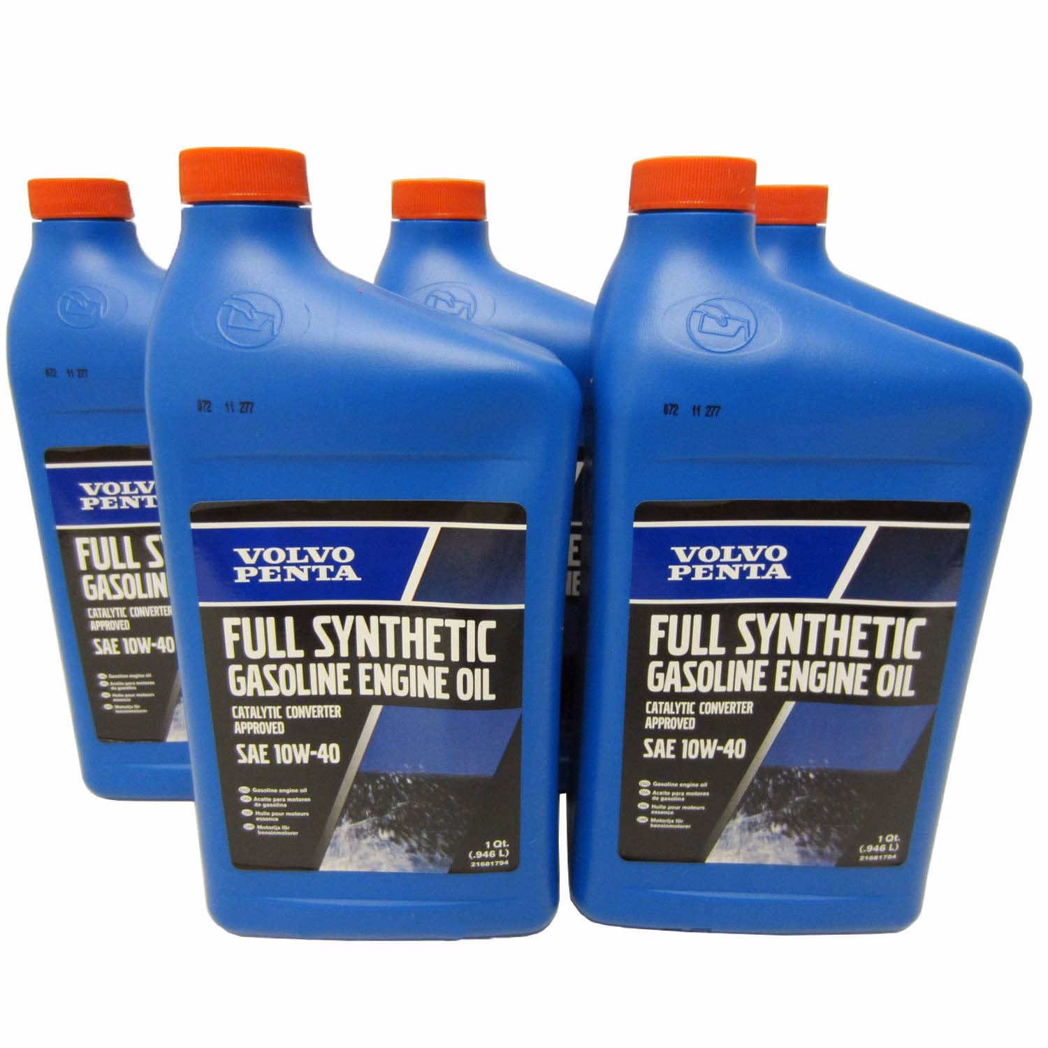 What type of oil does a Volvo Penta engine use?