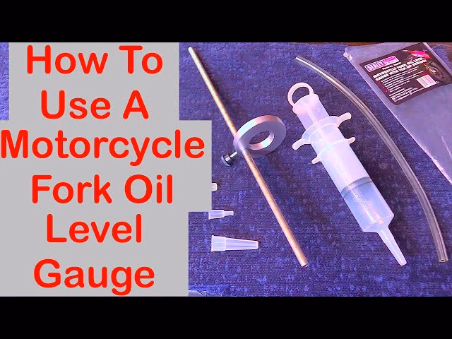 How to change fork oil on 700gs?