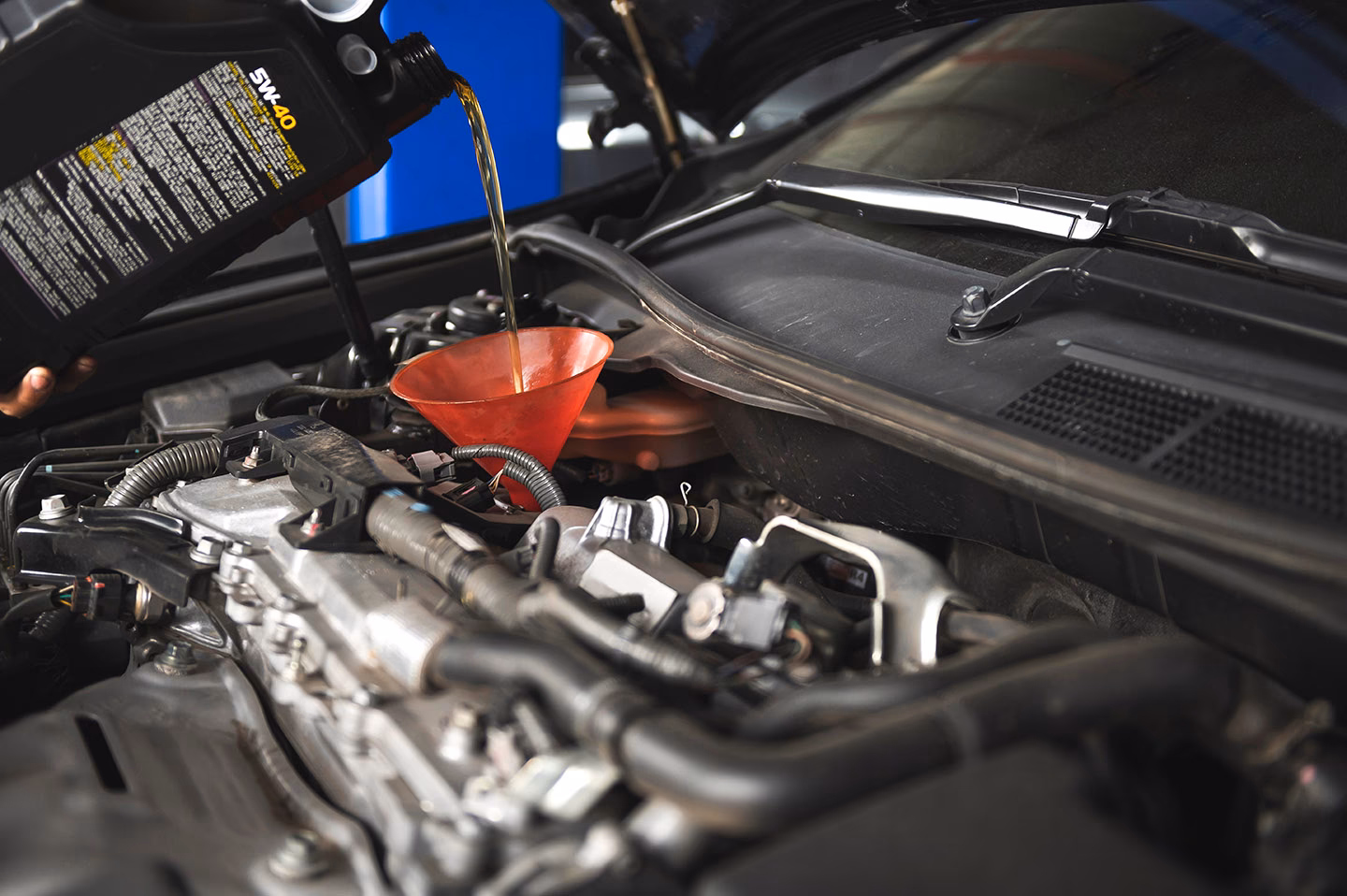 How often should a diesel engine oil be changed?