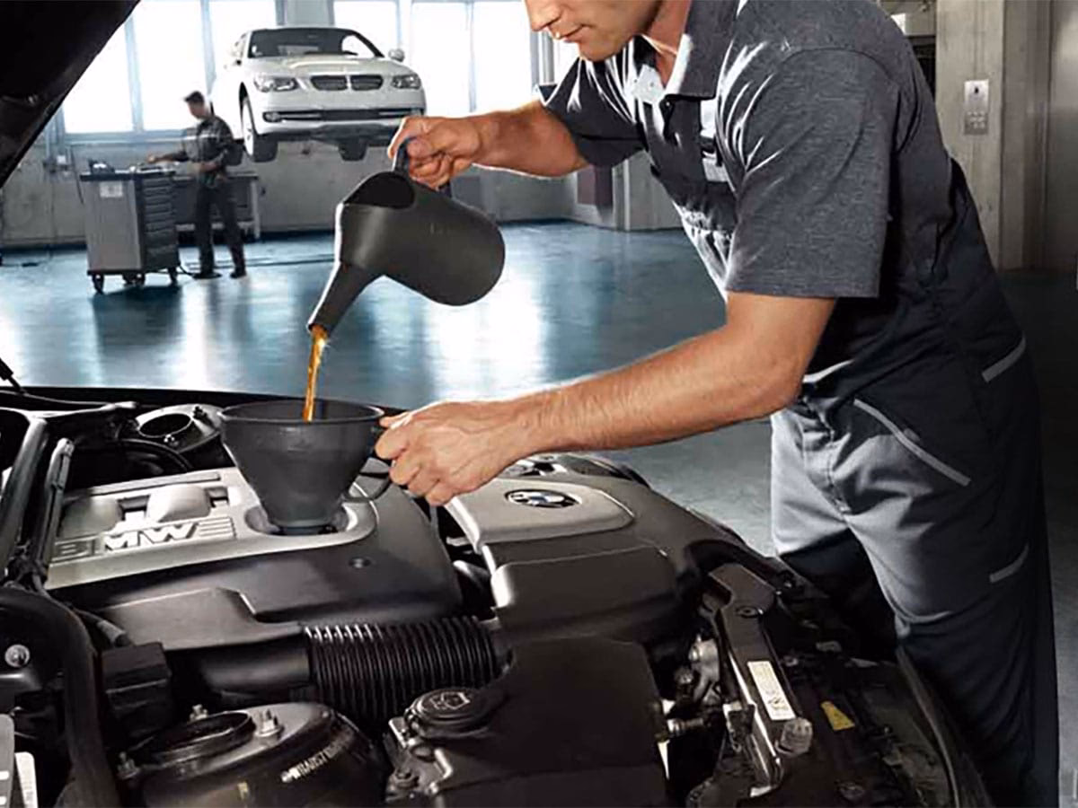 Why is regular oil change important for a diesel engine?