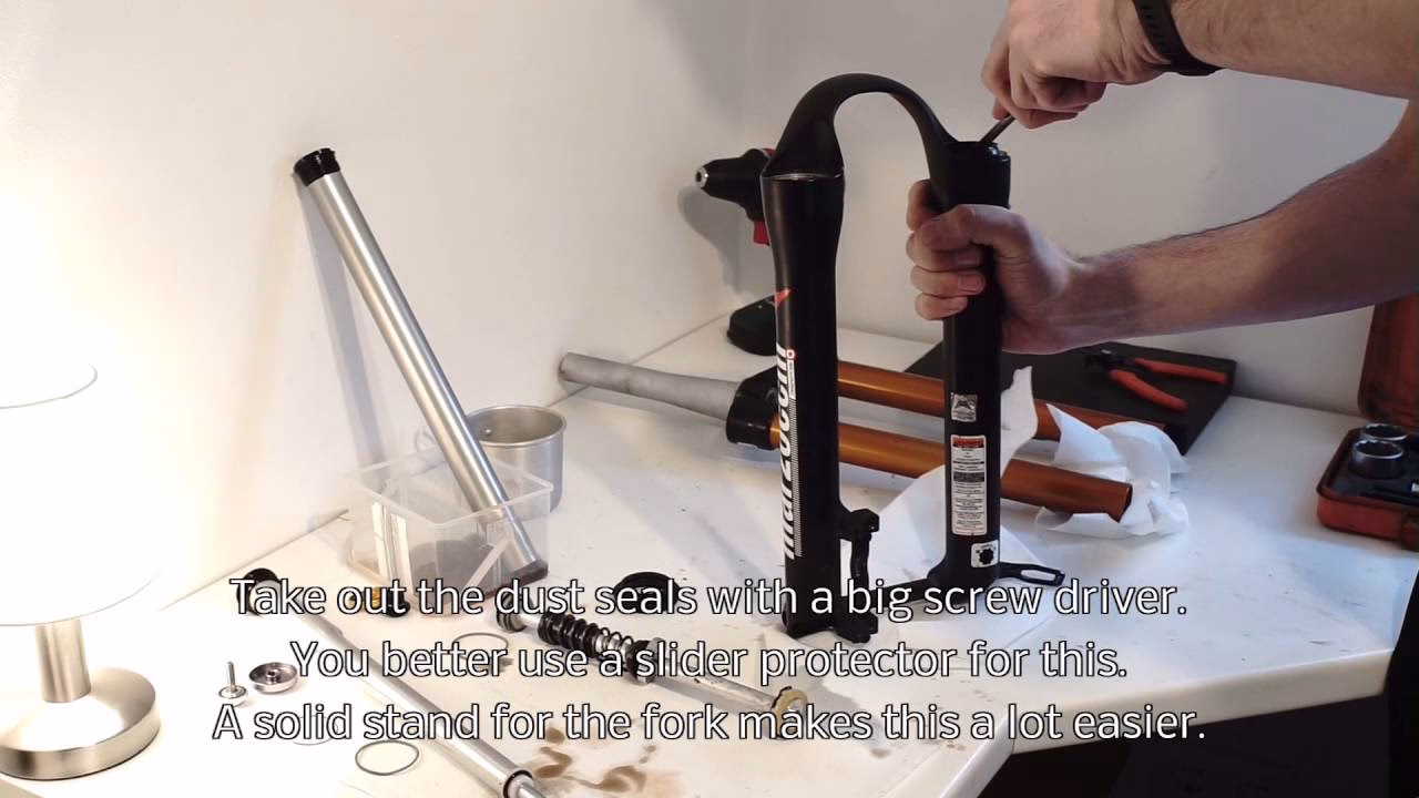 How do you inflate a Marzocchi Fork?