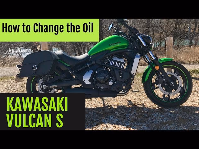 How do I change the oil filter on my Vulcan?