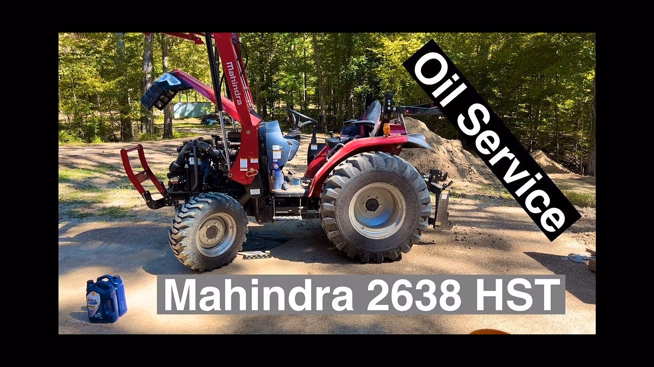 How often should you change engine oil on a Mahindra Tractor?