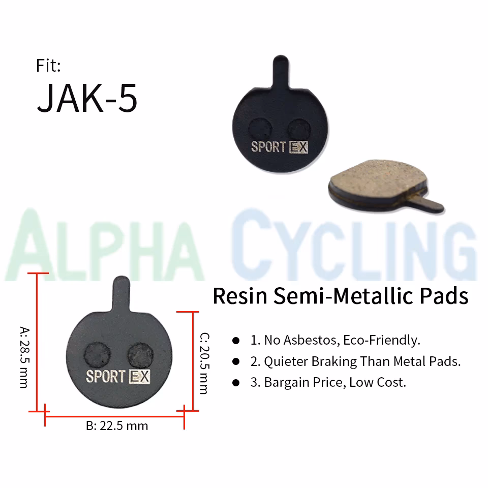 What kind of brakes does a jak-7 use?