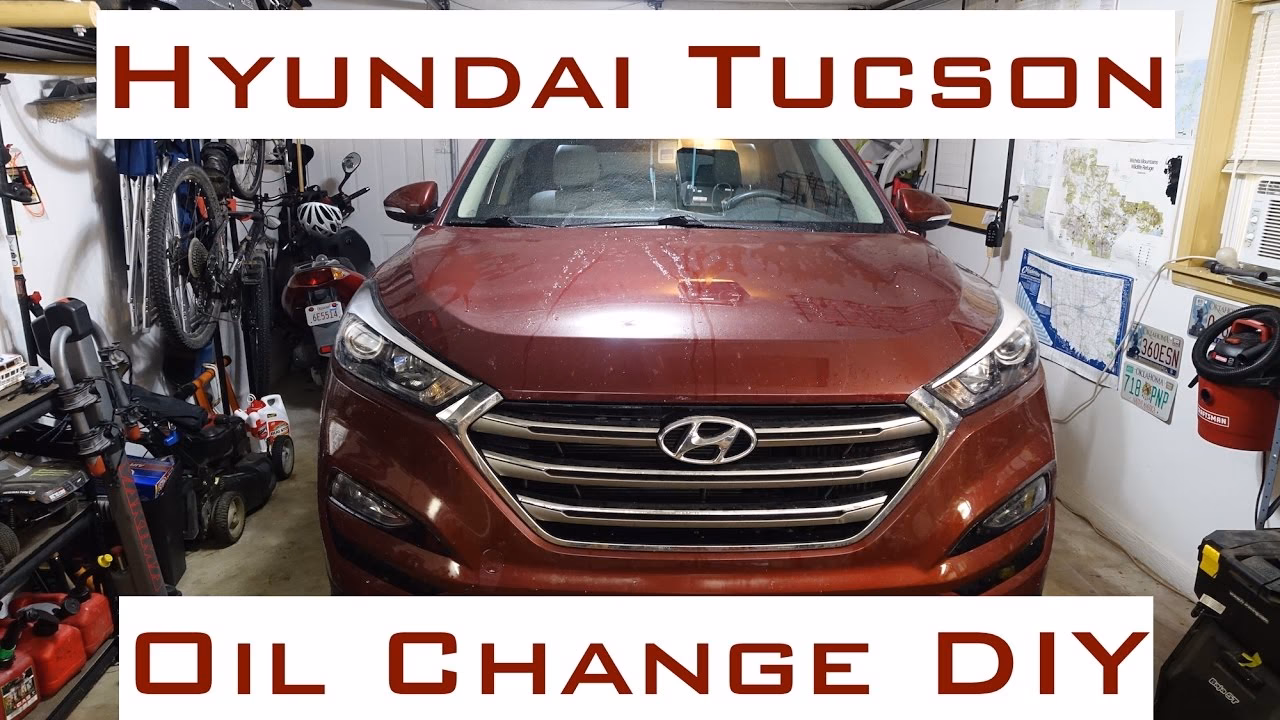How to reset the oil life on a Hyundai Tucson?