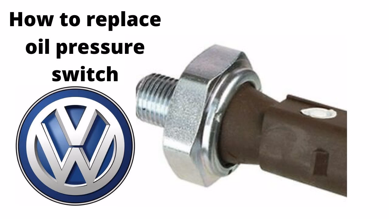 Where is the oil pressure sensor located in the Volkswagen Transporter van?