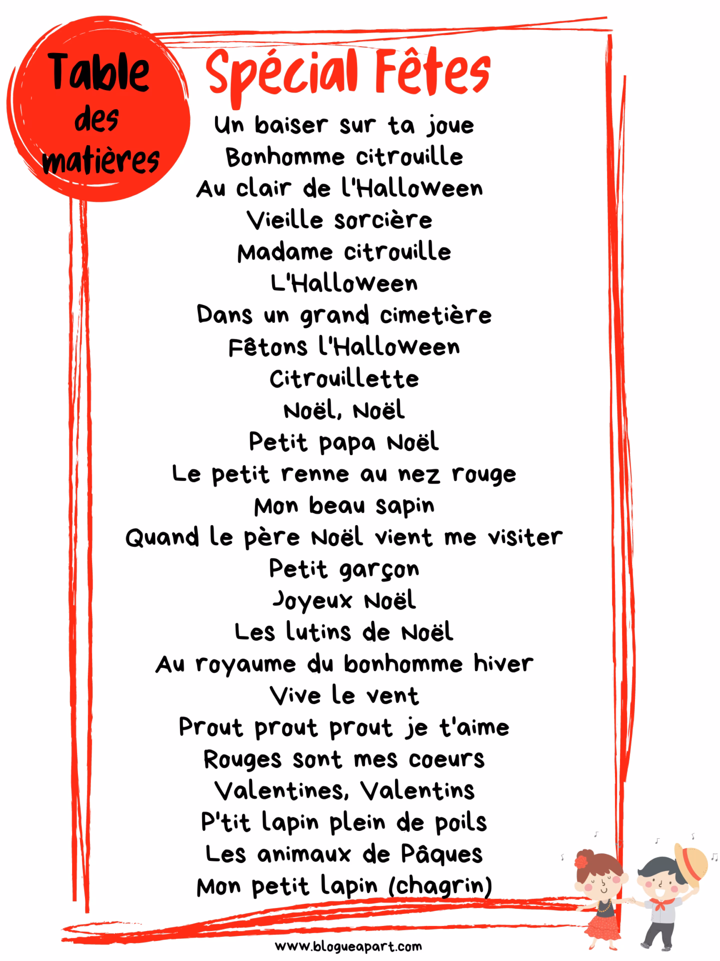 Quels sont les paroles de la chanson C'est la fête?