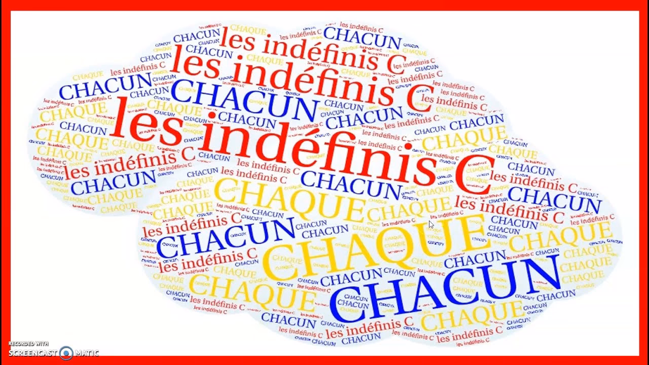 Comment se met le verbe après chaque ?