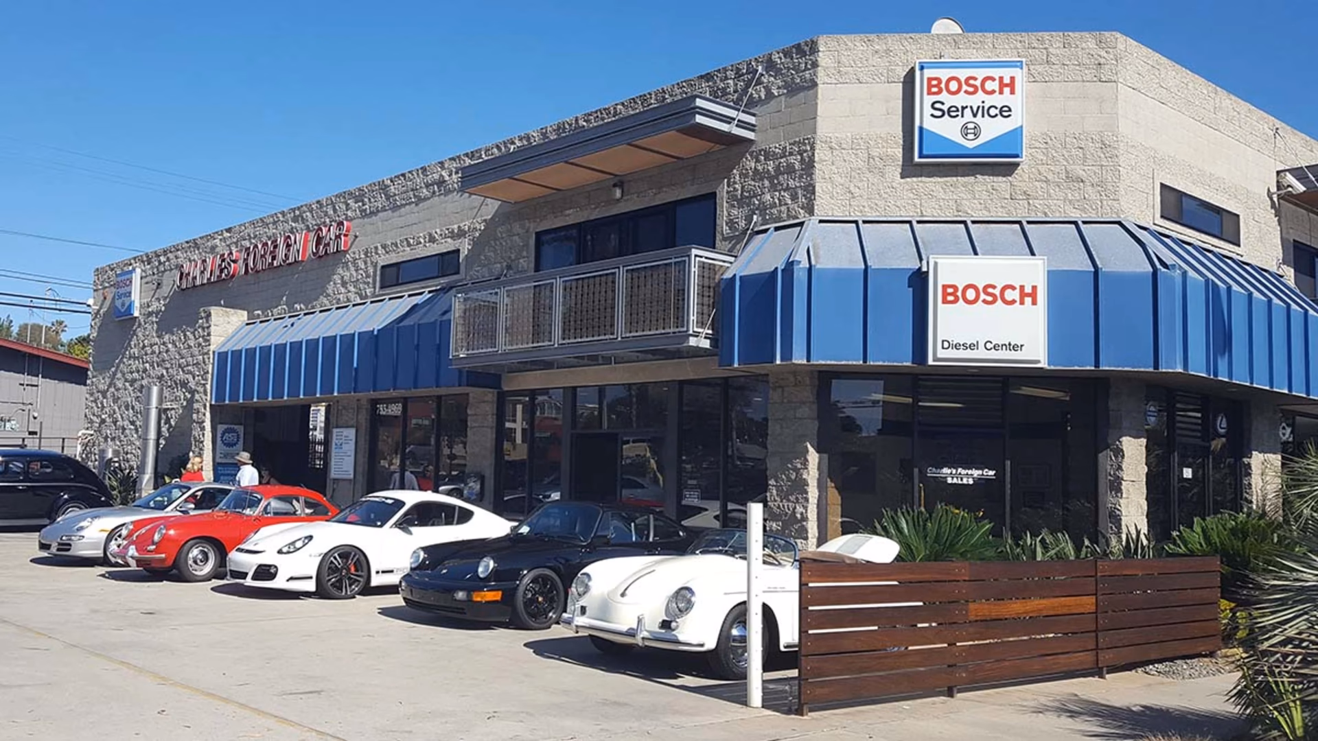 Who is Charlie's foreign car?