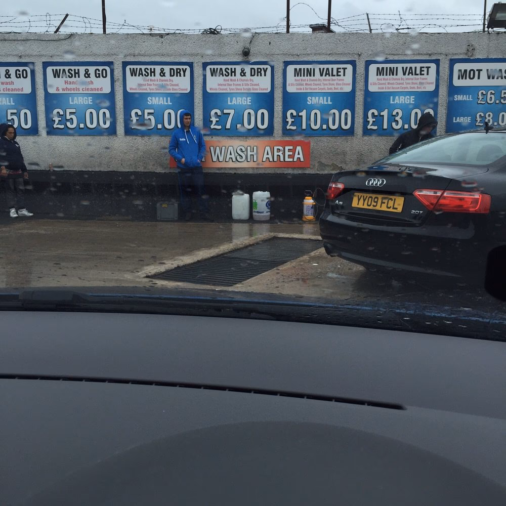 Where can I get a car wash in Belfast?