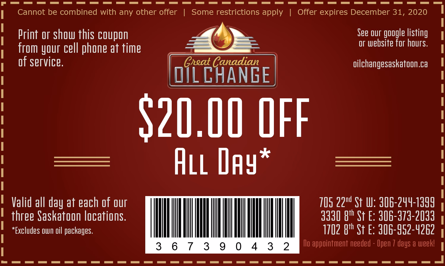 Who is great Canadian oil change?