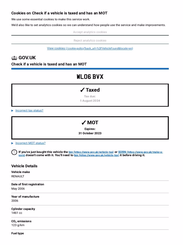 Where can I find information about vehicle tax & MOT & insurance?