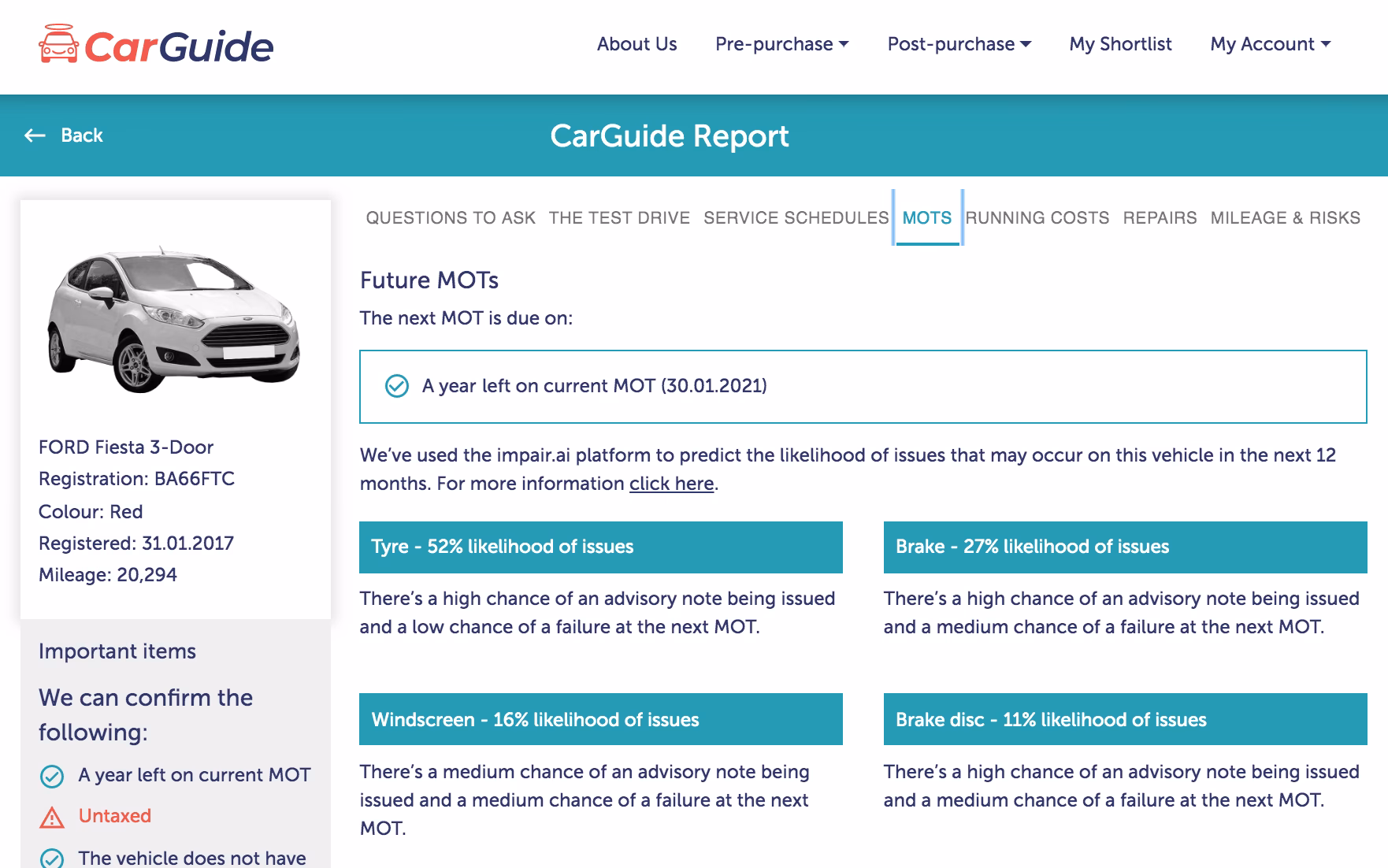 How do I access the data on a Ford Fiesta 1989?