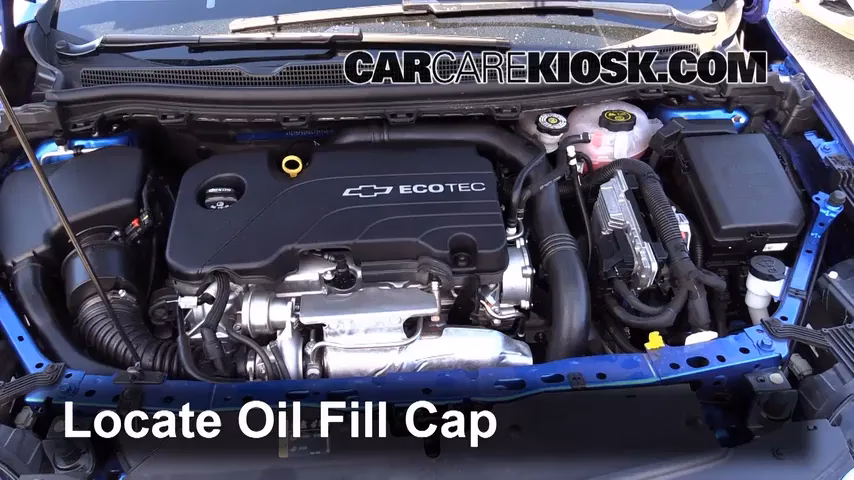 How to change oil in 2013 Chevrolet Cruze LT?
