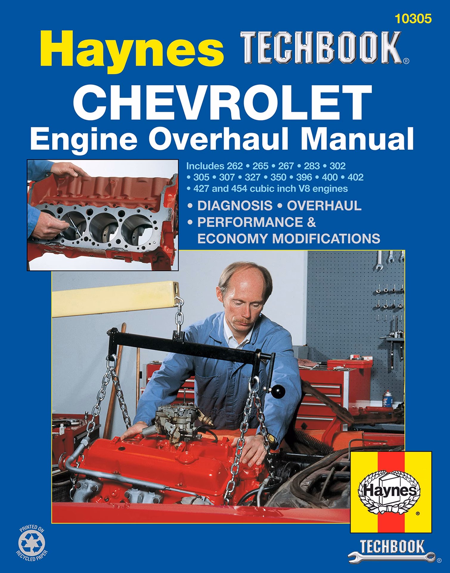 How many cylinders does a Chevy 350 V8 engine have?