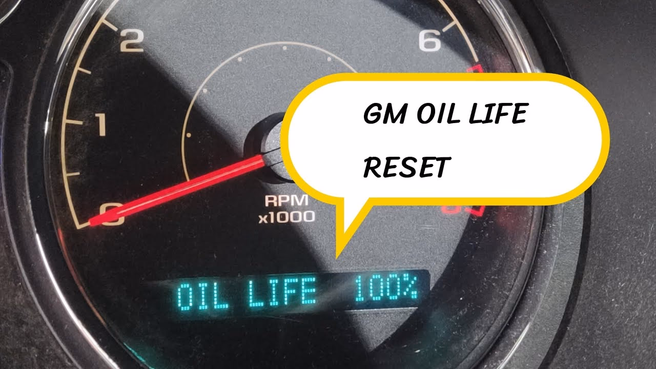 When should I Reset my engine oil life system?