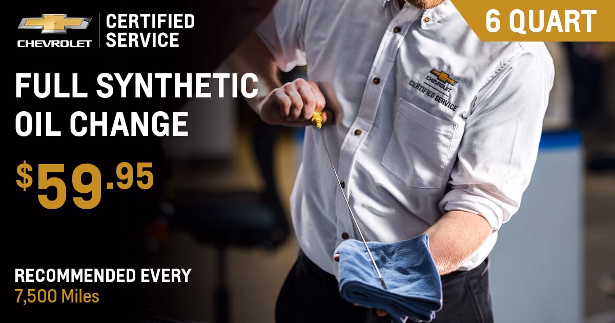 What discounts are available on Chevrolet parts & services?